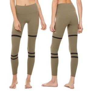 Alo Olive Legit Legging XS NWOT
